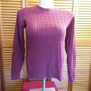 Eddie Bauer Women's Cable Stitch Pullover Sweater